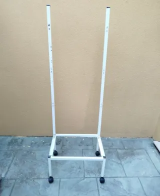 Carro porta jaulas blanco