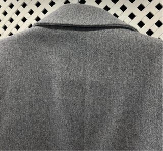 Abrigo paño gris 3/4 talla 44