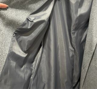 Abrigo paño gris 3/4 talla 44