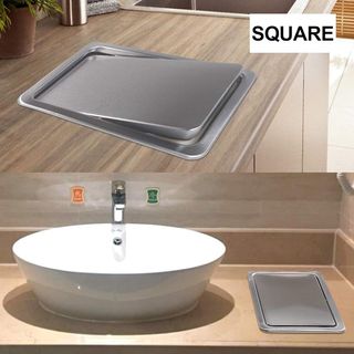 Tapa para cubo de basura para encimera de cocina,