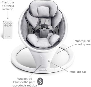 Munchkin Hamaca Eléctrica, Mecedora de Bebé y Reci