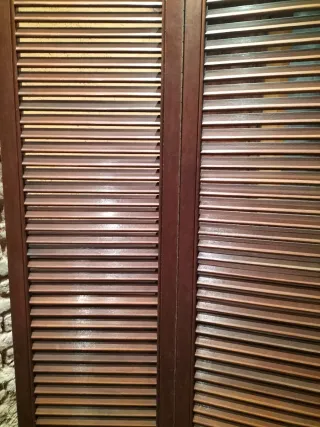 Biombo de madera 6 cuerpos.