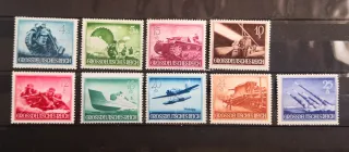 Set sellos Alemania III Reich completo Wehrmacht.