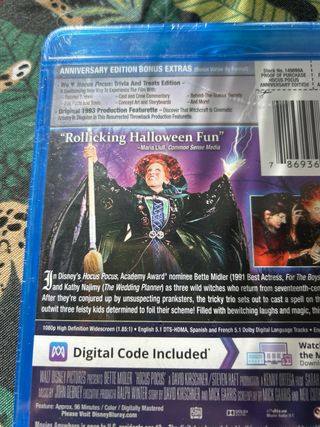 Blu-ray Hocus Pocus Edición Aniversario