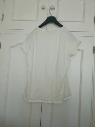 Camiseta blanca M - Estampado ciudades