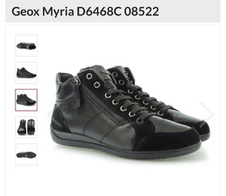 Zapatillas Geox Talla 35 Negras con Cremallera