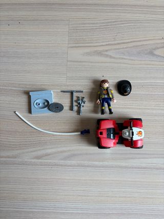 Playmobil Bombero con Quad y Accesorios