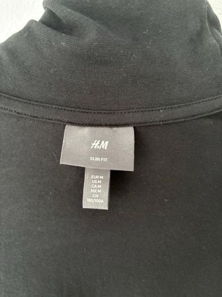 Camiseta interior cuello alto manga larga H&M