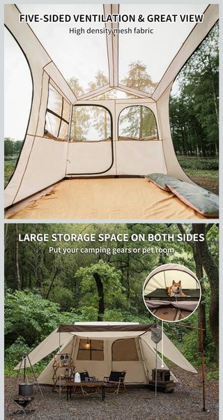 Tienda Glamping para 4 personas