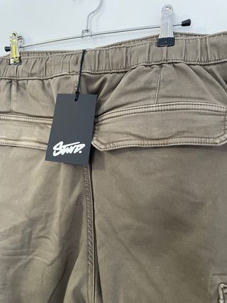 Pantalón Jogger Multibolsillo Pull&Bear Verde Oliv