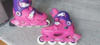 Patines en línea Oxelo niña rosa/morado