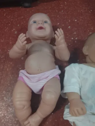 Lote de 2 muñecos bebé