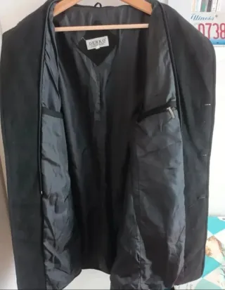 Abrigo Negro Vintage DERKO