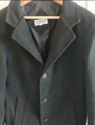 Abrigo Negro Vintage DERKO