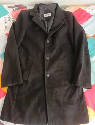 Abrigo Negro Vintage DERKO