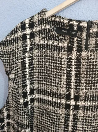 Vestido Mango Cuadros Talla 4XL