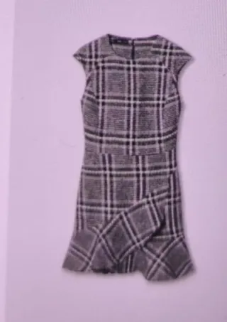 Vestido Mango Cuadros Talla 4XL