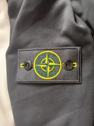Sudadera Stone Island Negra Cremallera