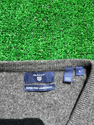 Jersey Gant Gris Cuello Pico