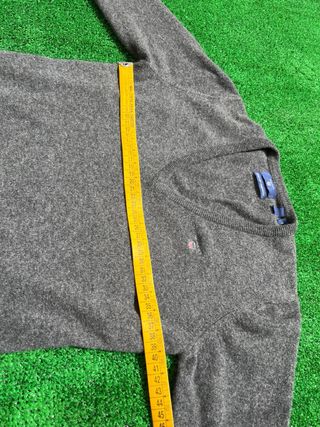 Jersey Gant Gris Cuello Pico