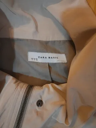 Parka Zara Basic Beige