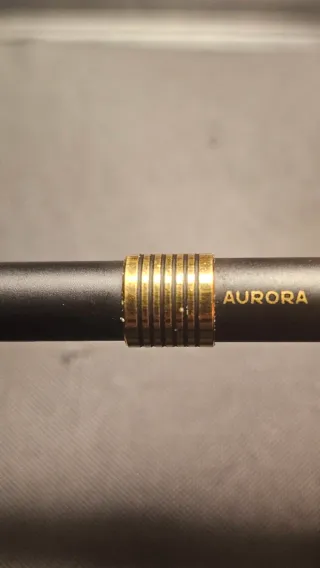 Aurora Penna Sfera Vintage Nera e Oro
