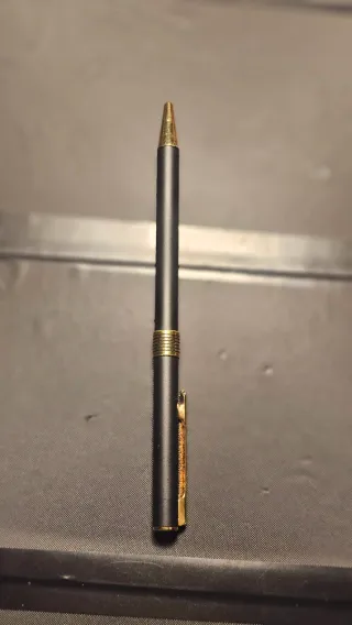 Aurora Penna Sfera Vintage Nera e Oro