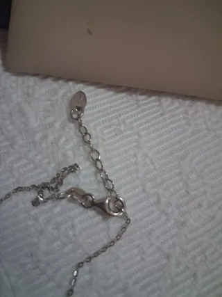 Cadena plata con circonita