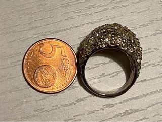 Anillo Cristian Lay Plateado con Circonitas