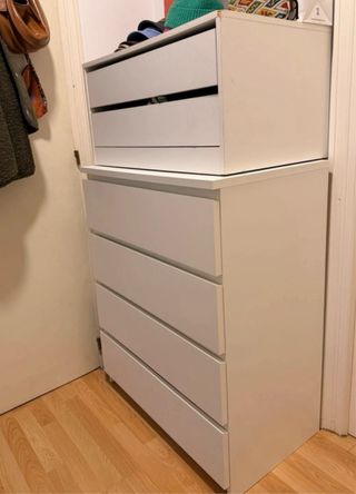 Cómoda 4 cajones blanca Ikea