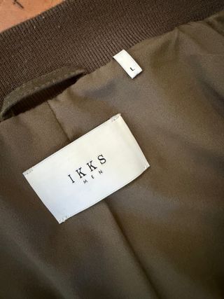 Chaqueta bomber hombre verde militar IKKS