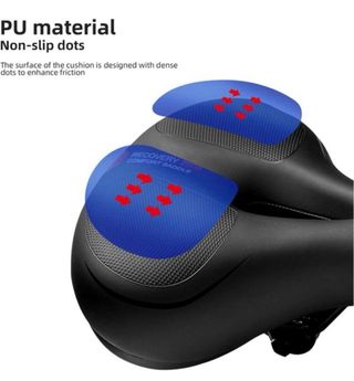 Sillín Bicicleta Gel Ergonómico Antiprostático