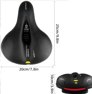 Sillín Bicicleta Gel Ergonómico Antiprostático