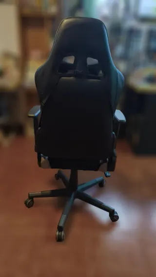 Silla Gaming Gris y Negra