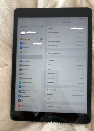 iPad 9ª Gen 11" Negro/Plata