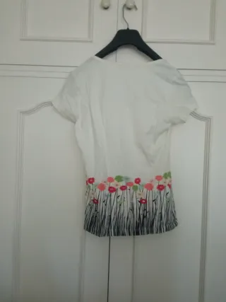 Camiseta Tommy Hilfiger S Flores