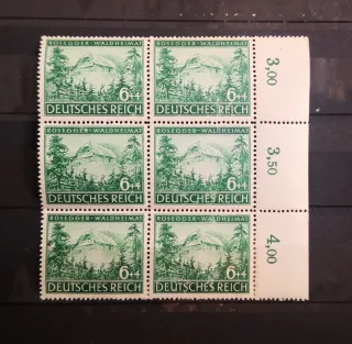 Bloque sellos Alemania III Reich MNH.