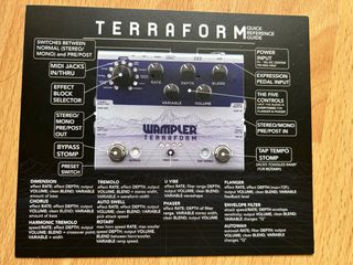 Pedal efectos Wampler Terraform Modulator