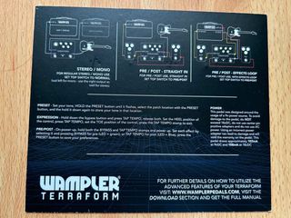 Pedal efectos Wampler Terraform Modulator