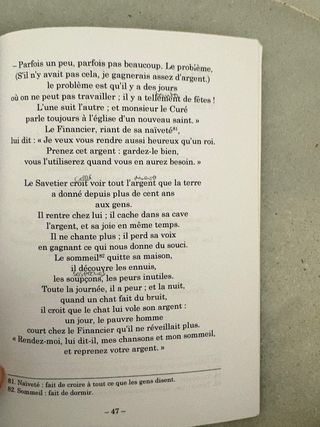 Lecture Fables de la Fontaine niv. B1