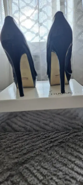 Zapatos de tacón JM Diamant negros