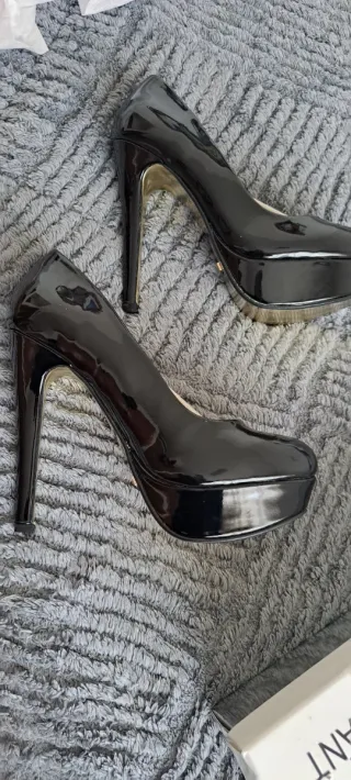 Zapatos de tacón JM Diamant negros