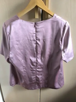 Blusa Síntesis Talla 48  Satinada