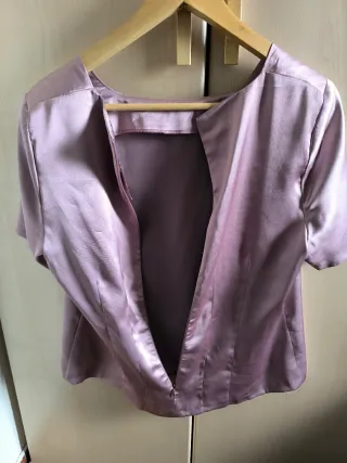 Blusa Síntesis Talla 48  Satinada