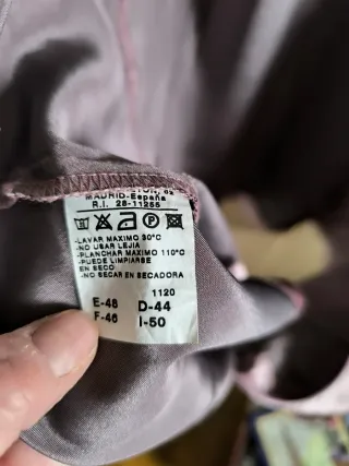 Blusa Síntesis Talla 48  Satinada