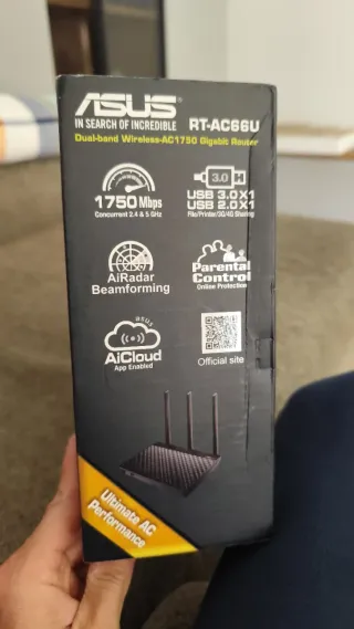 Router ASUS RT-AC66U AC1750 Gigabit Dual Band