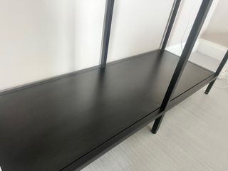 Estantería Ikea VITTSJÖ Negro/Vidrio