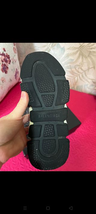 Zapatillas Balenciaga Negras y Plateadas