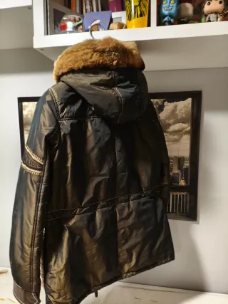 Chaqueta SAGA IBÁÑEZ Mujer Marrón Verde Oliva