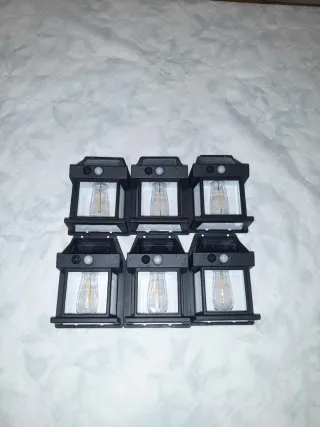 6 Luces Solares Exterior o interior